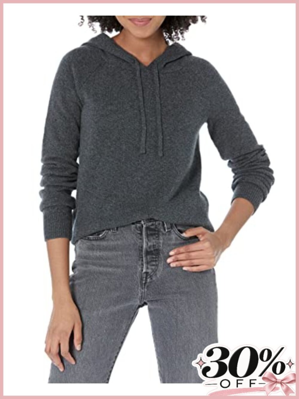 Soft Touch Long Sleeve Hooded Pullover Sweater Regular Fit